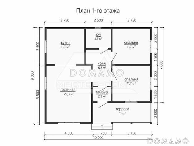 LR197 / План 1 этажа