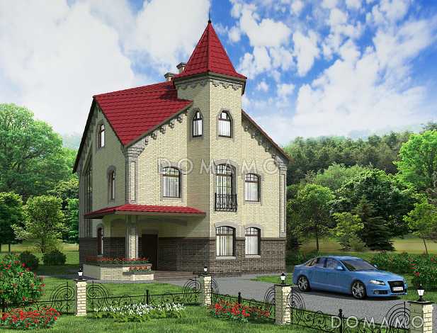 Проект готического коттеджа