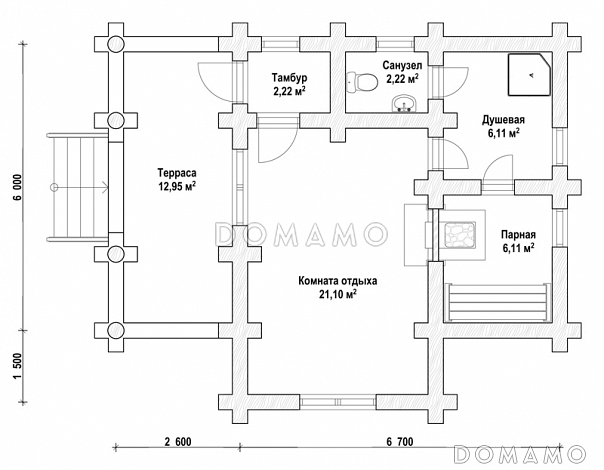 K-12 / План 1 этажа