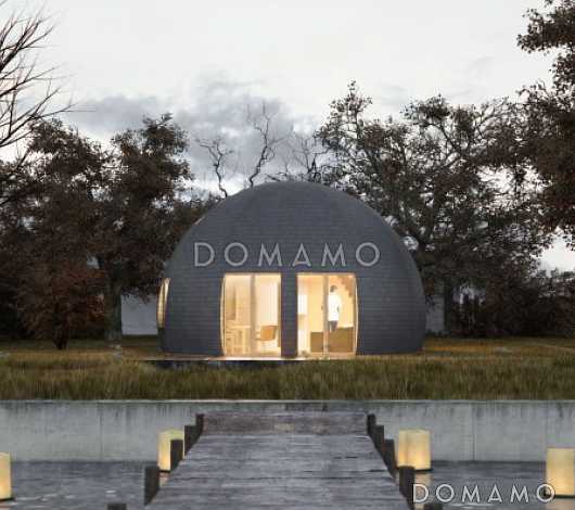 Проект круглого в плане дома