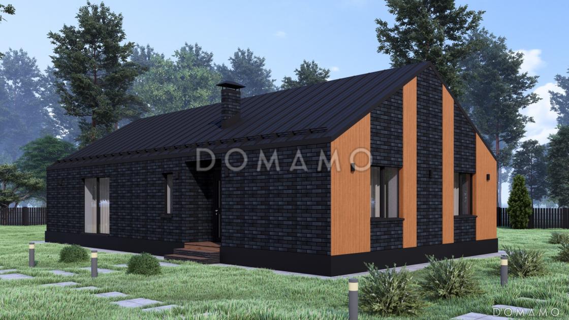 Проект одноэтажного стильного барнхауса S-94-2 / 4