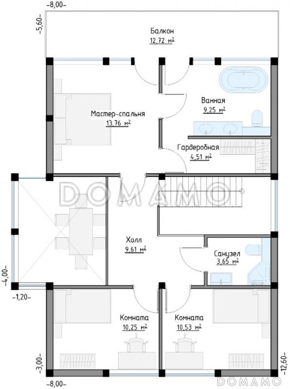 SCANDI 142 / План 2 этажа