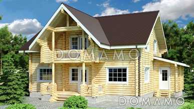 Проект дома с уютной гостиной, просторной кухней – столовой, большой прихожей, санузлом, бойлерной и кабинетом