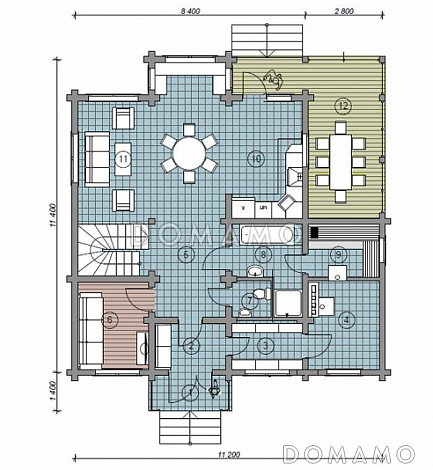 Д 101 / План 1 этажа