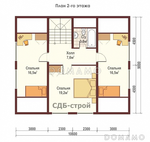 ДБР24 / План 2 этажа