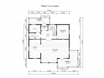 LR 200 / План 1 этажа