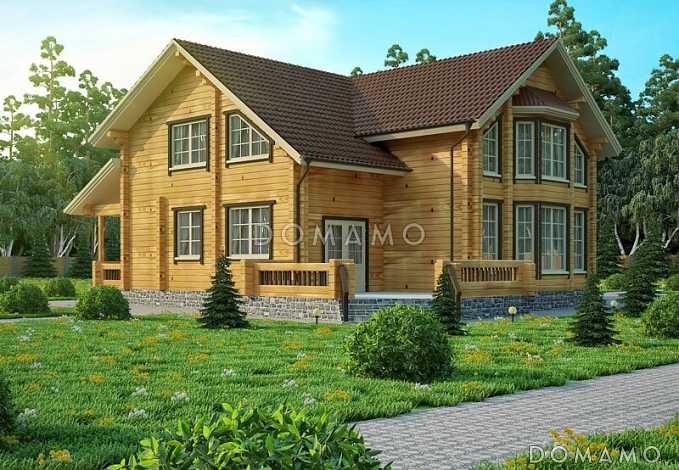 Проект дома с тремя спальнями и кабинетом