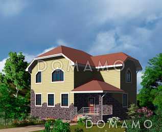 Проект двухэтажного коттеджа