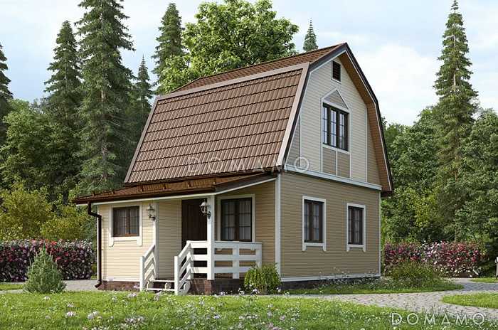 Проект компактного дома 5х6