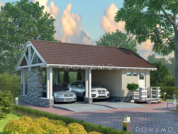 Проект гаражно-хозяйственного комплекса