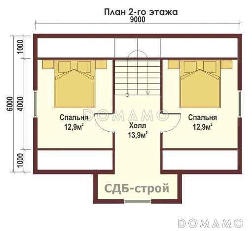 ДБР8 / План 2 этажа