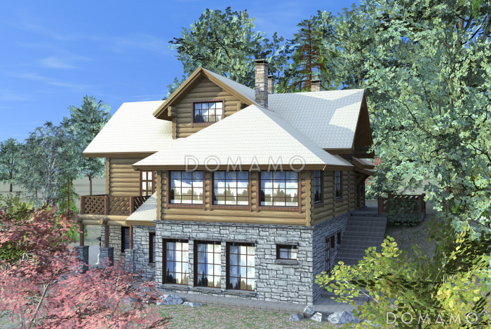 Проект дома в Альпийском стиле