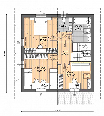 BASIS 120 / План 2 этажа