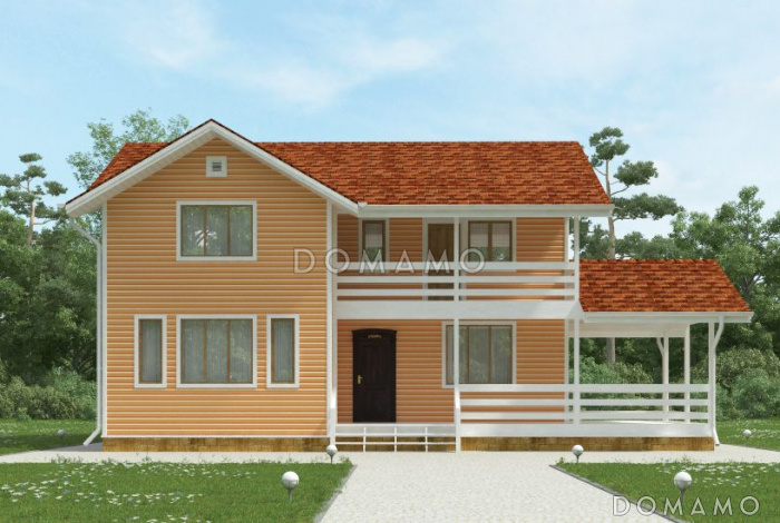 Проект бюджетного каркасного дома