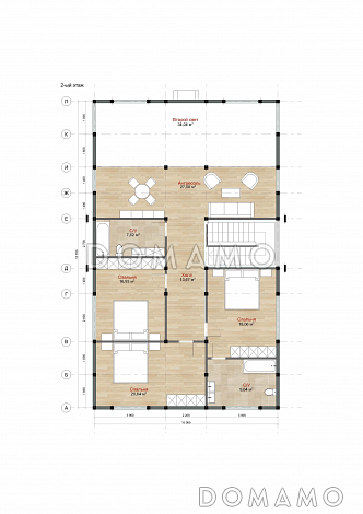 HIGHLAND / План 2 этажа
