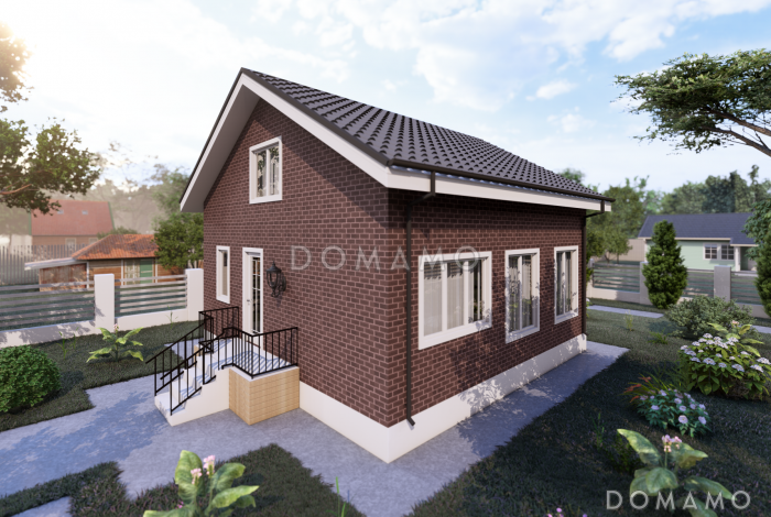 Каркасный дом для двух человек SK-56