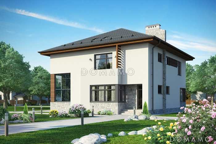 Проект загородного дома из СИП панелей в стиле финского минимализма