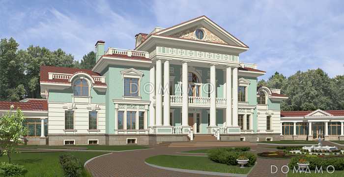 Проект большого дома более 1500 м. кв.