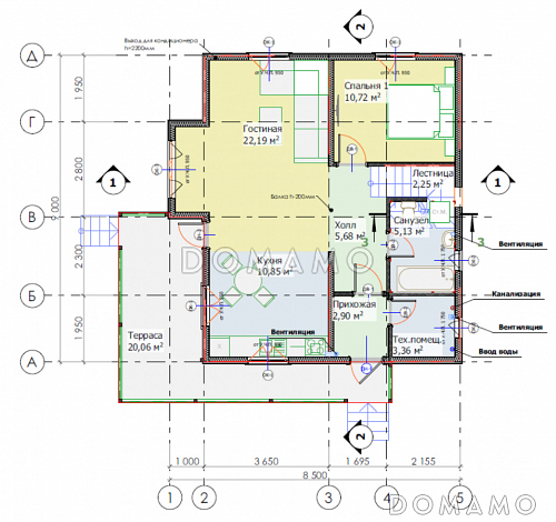 Каркасный дом 