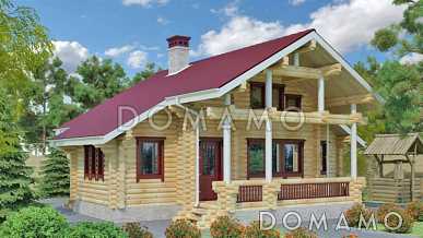 Проект маленького двухэтажного дома