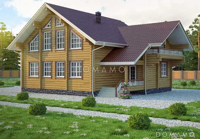 Проект дома с двумя спальнями