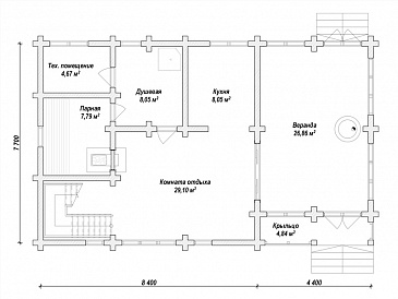 N-181 / План 1 этажа