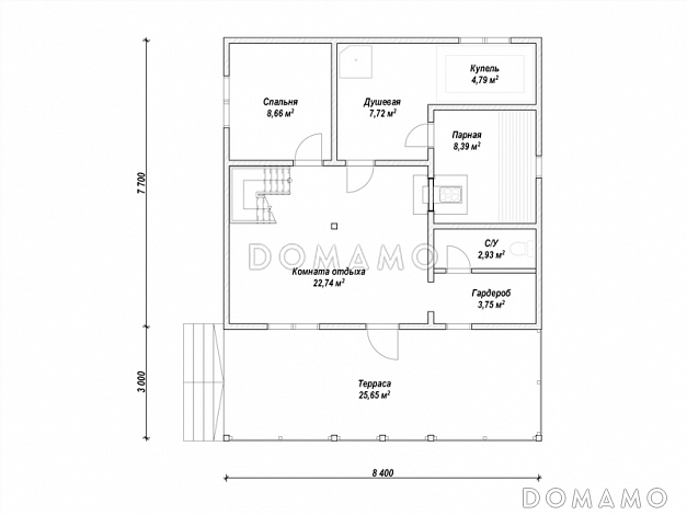 N-108 / План 1 этажа
