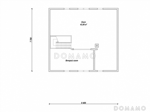 N-108 / План 2 этажа