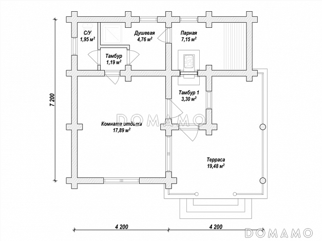 K-258 / План 1 этажа