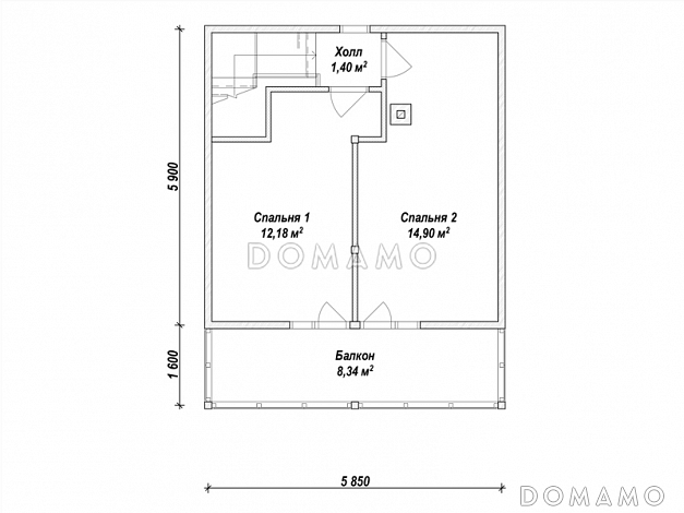 K-206 / План 2 этажа