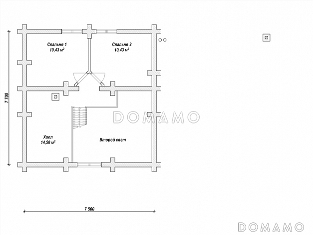 N-128 / План 2 этажа