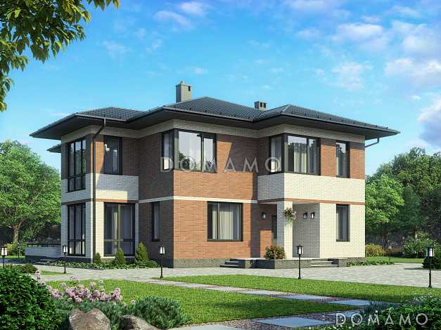 Проект кирпичного дома с санузлом в спальной комнате