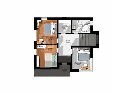 КейСтрой-296 / План 2 этажа