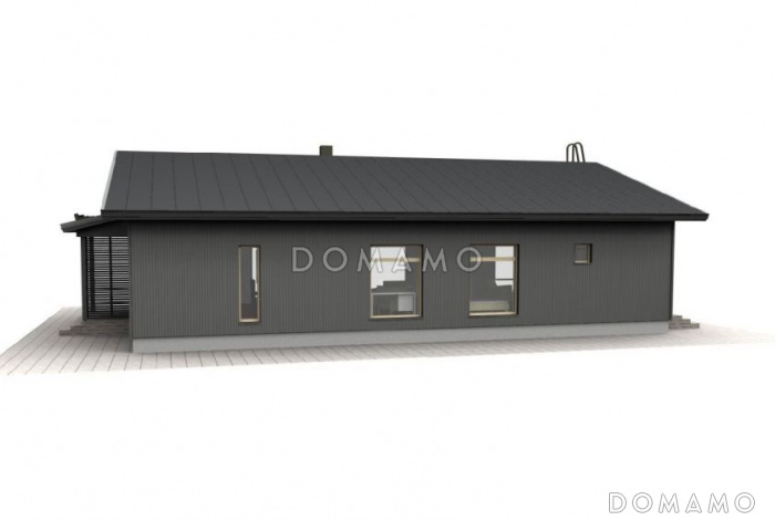 Проект каркасного дома с 9х14