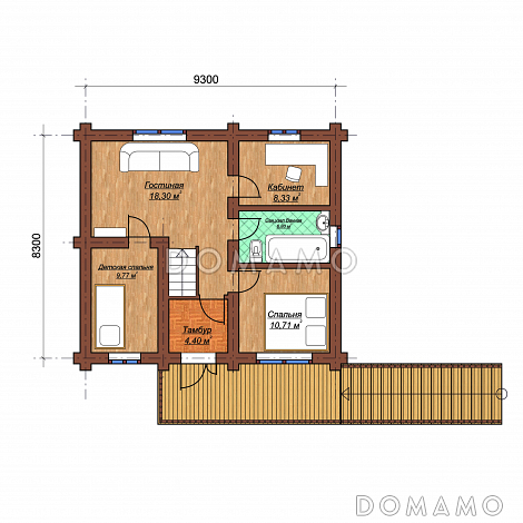 Енисей  / План 2 этажа