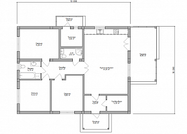 ОД-130 / План 1 этажа