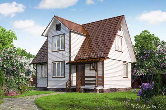 Проект каркасного дома 7х9