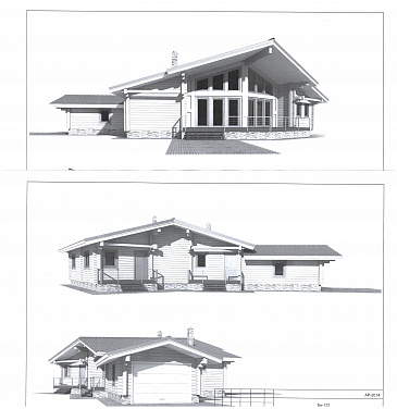 Коттедж "Изумрудная долина" / План мансардного этажа