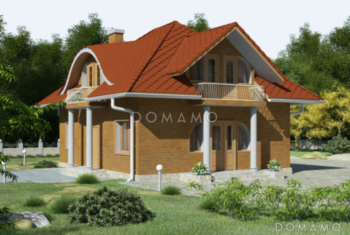 Проект современного загородного дома на семью из трех-шести человек