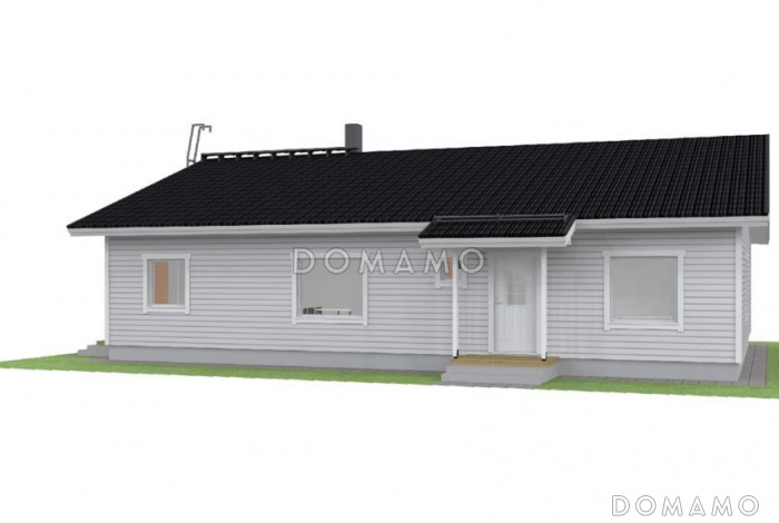 Проект современного дома с просторной кухней