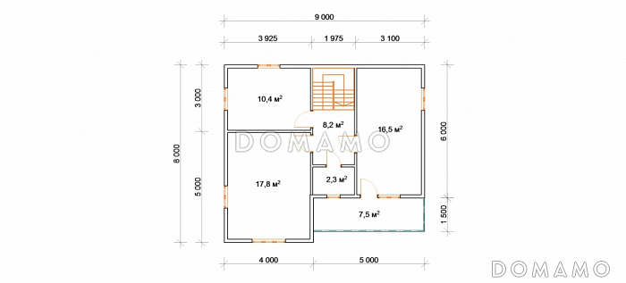 Семейный / План 2 этажа