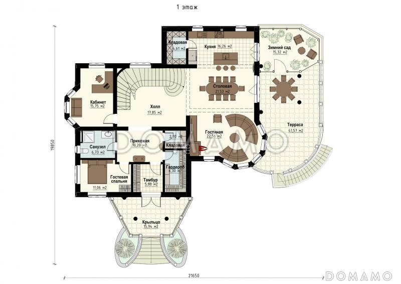 Валенсия / План 1 этажа