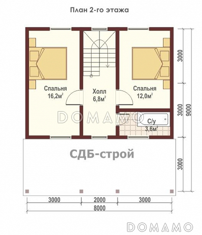 ДБР21 / План 2 этажа