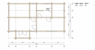 Баня с теплой верандой / План мансардного этажа