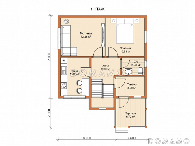 Каркасный дом 