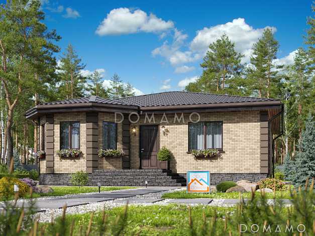 Одноэтажный дом «Оникс» (132,55 м2)