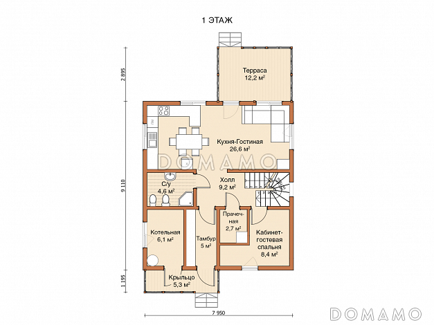 Каркасный дом 