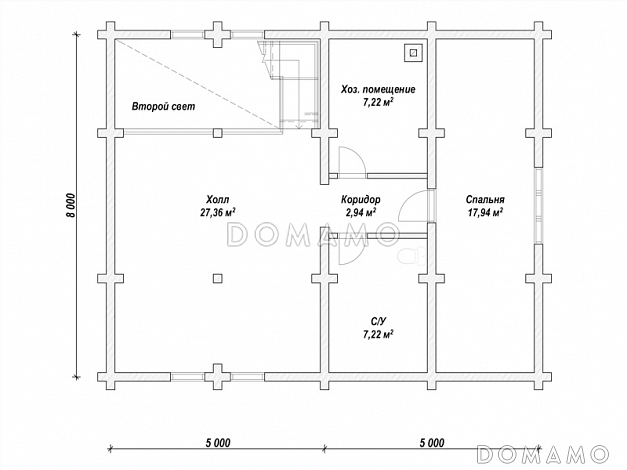 N-173 / План 2 этажа