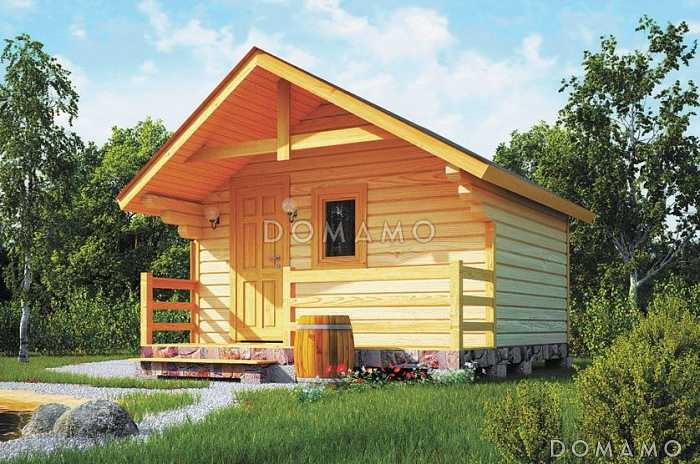 Проект бани из бруса 3х4