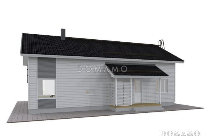 Проект двухэтажного каркасного дома